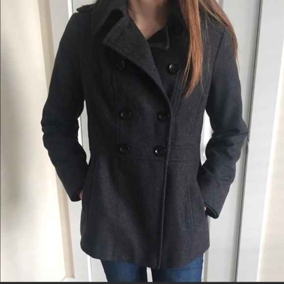 Michael Michael Kors Wool Double Breasted Peacoat V. - Picture 1 of 9